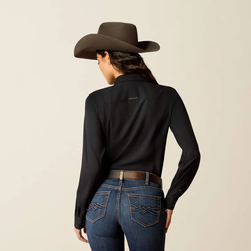 10052132 Women's Kirby Pro Shirt in Black by Ariat
