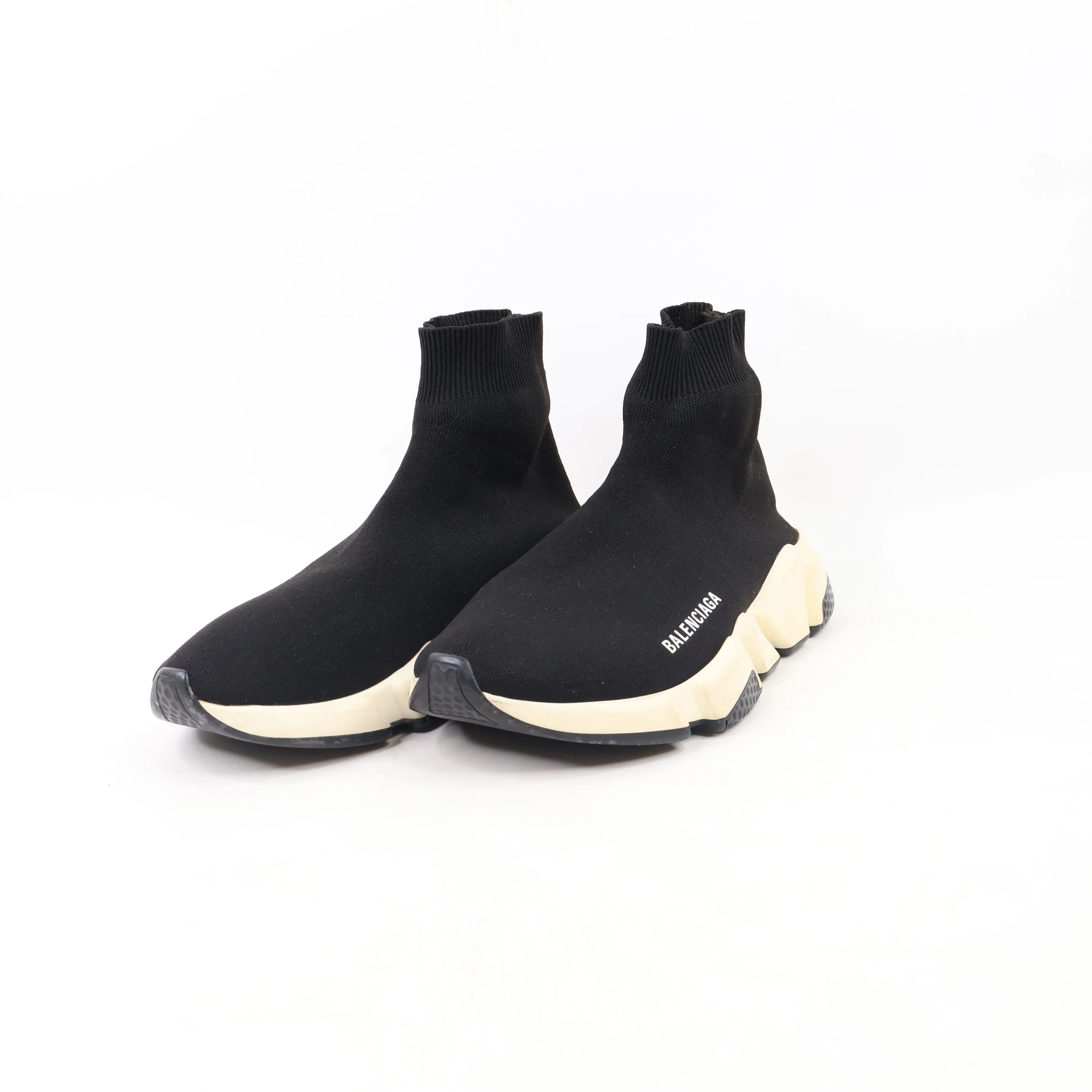 Balenciaga Speed Trainer Black White 38