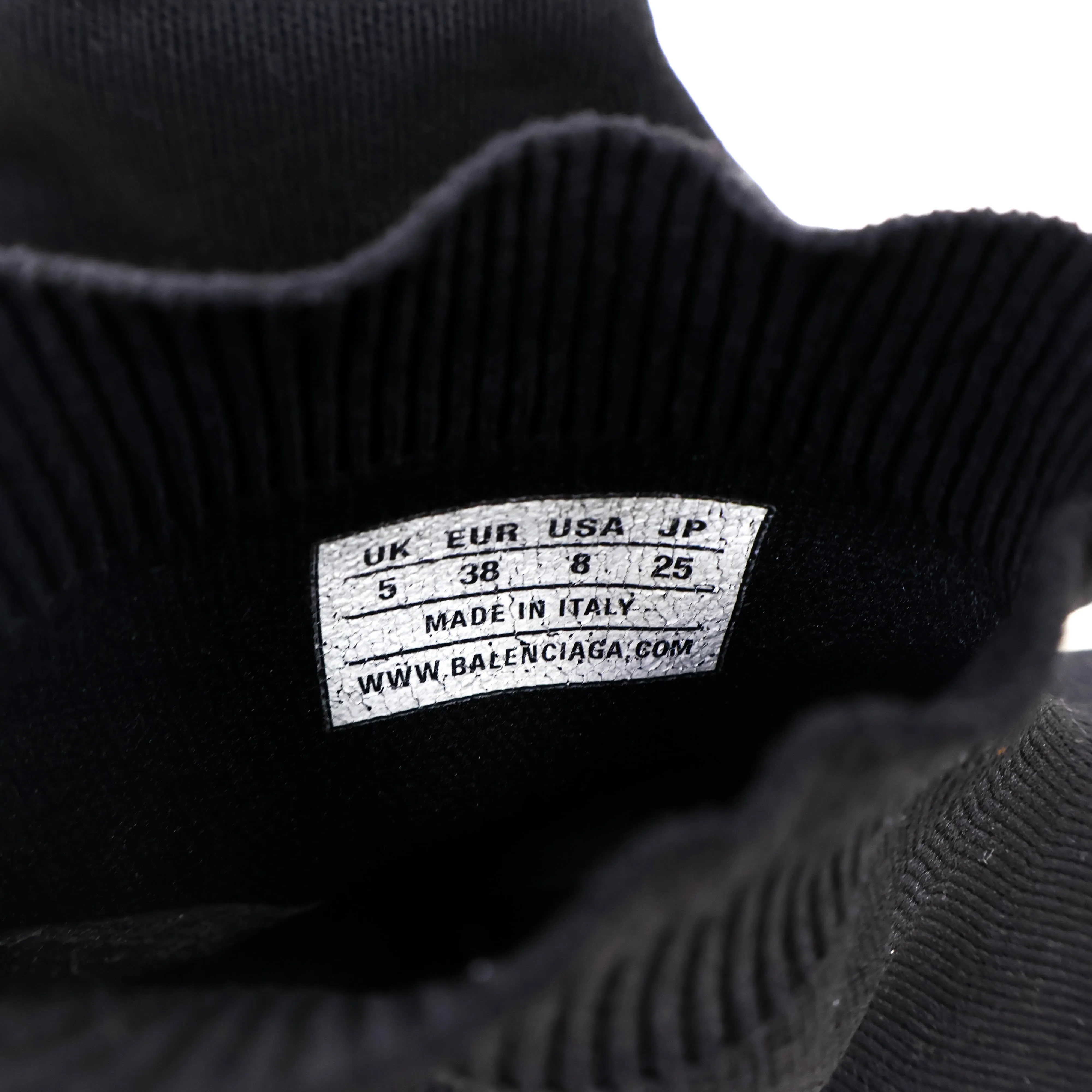 Balenciaga Speed Trainer Black White 38
