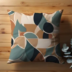 Boho Chic Throw Pillow - Vibrant and Cozy