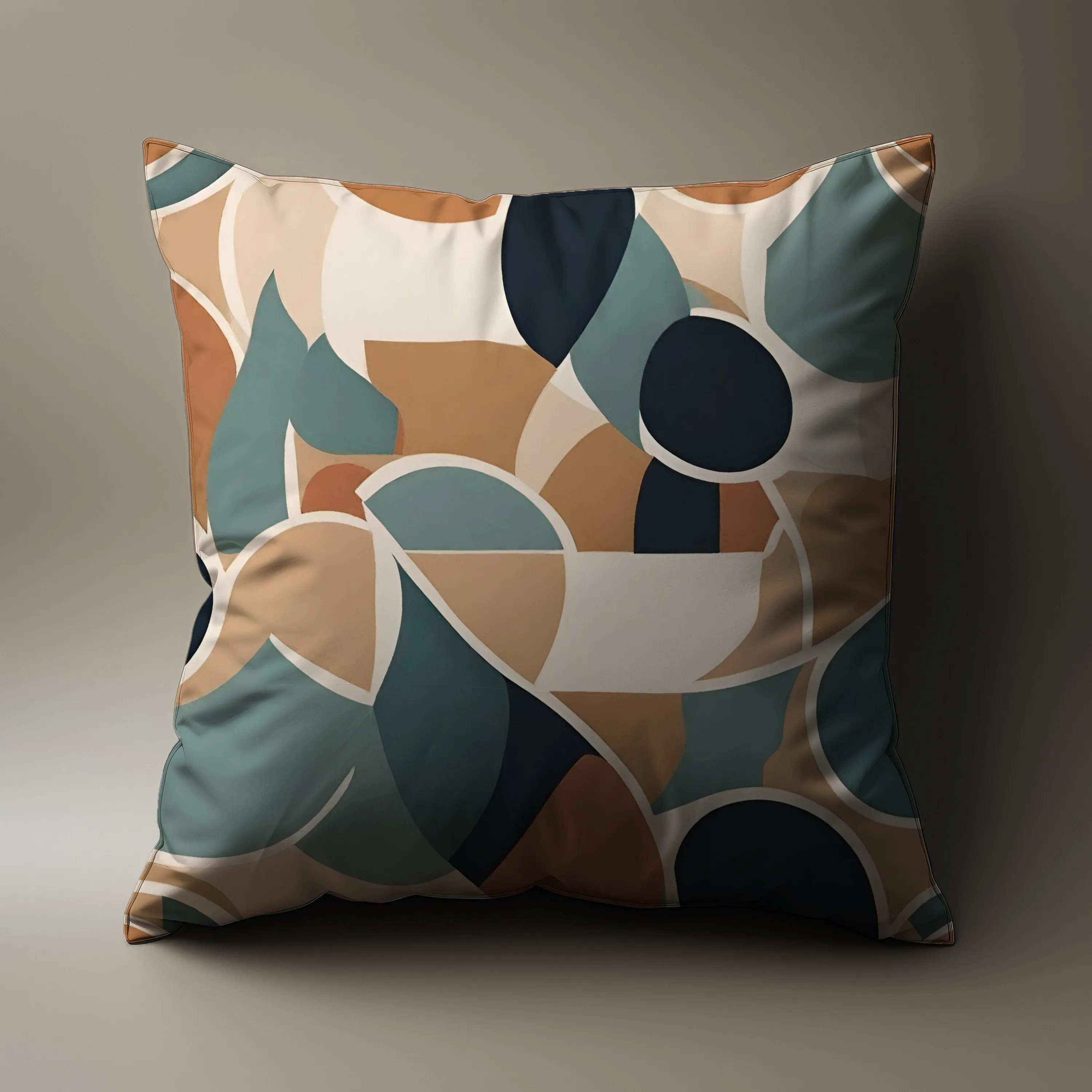 Boho Chic Throw Pillow - Vibrant and Cozy