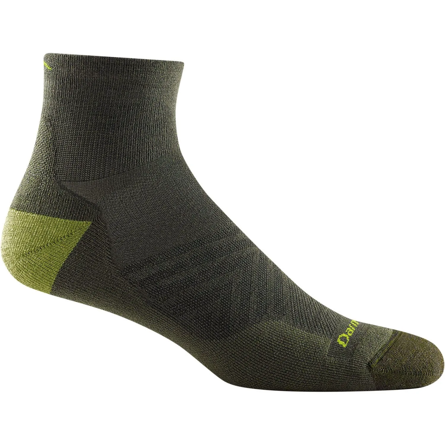 Darn Tough Men's Run Quarter Ultra-Lightweight Running Sock with Cushion