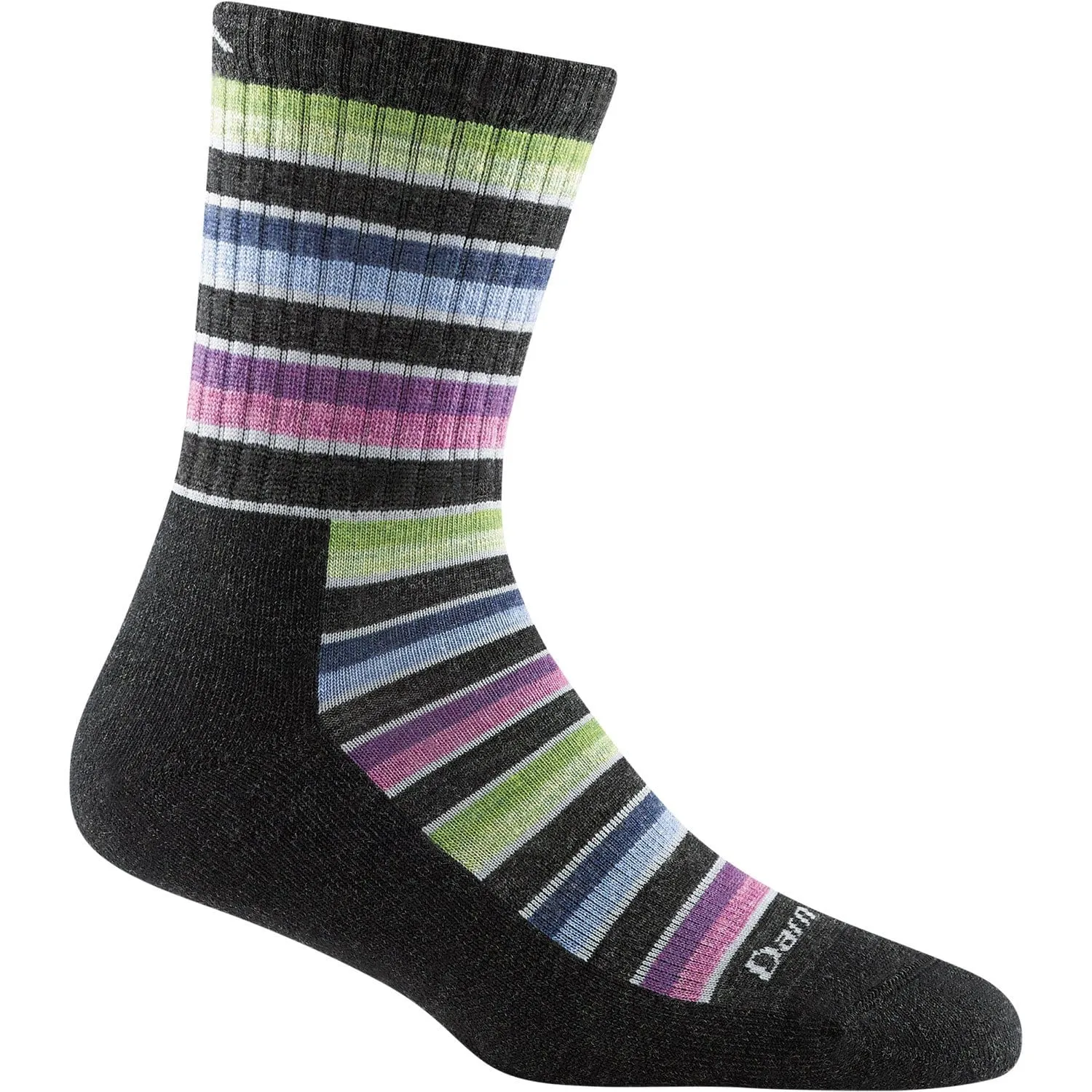 Darn Tough Women's Decade Stripe Micro Crew Midweight Hiking Sock with Cushion