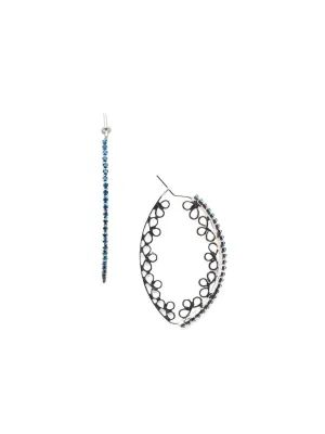 Gardenia Hoop Earrings - EES131PDBPY