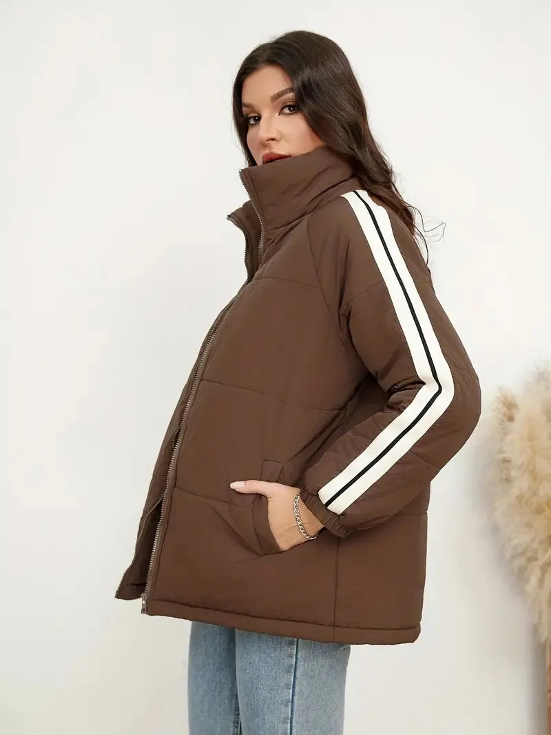 Ivyshape | Cozy Chic Zip-Up Jacket