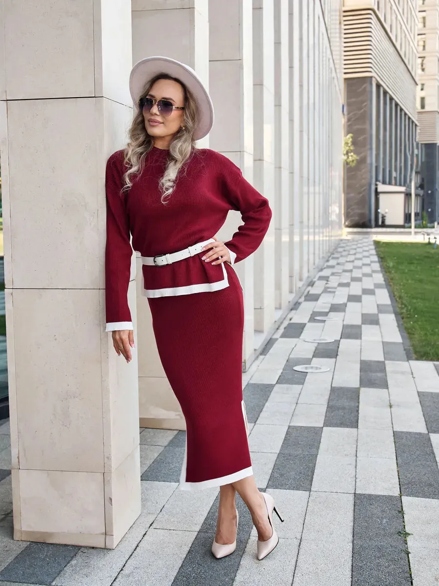 Kara Luxury Coordinated Set with Skirt