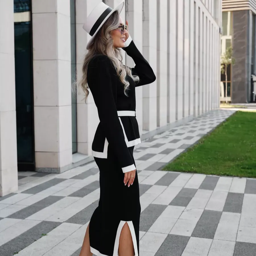 Kara Luxury Coordinated Set with Skirt