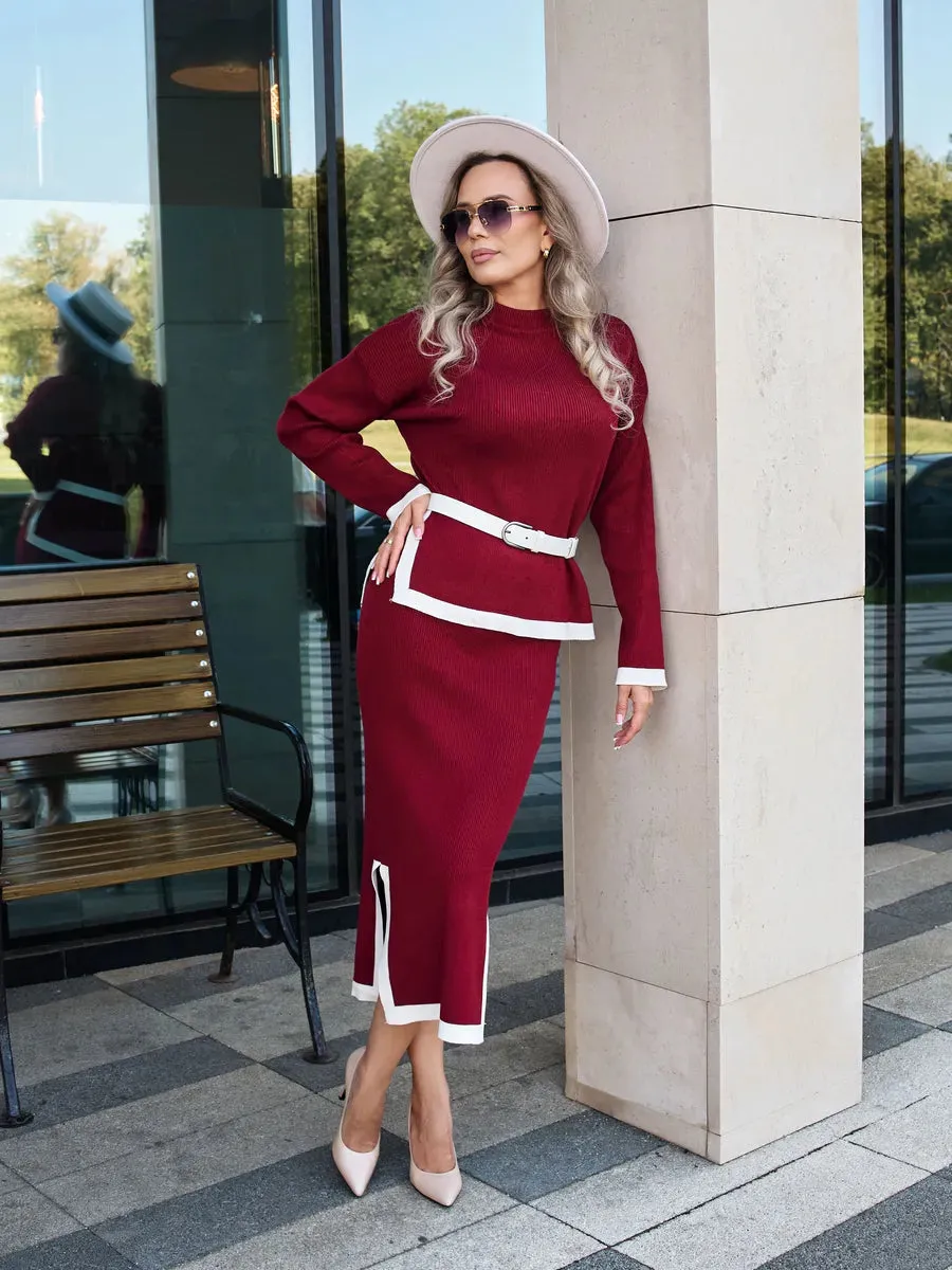 Kara Luxury Coordinated Set with Skirt