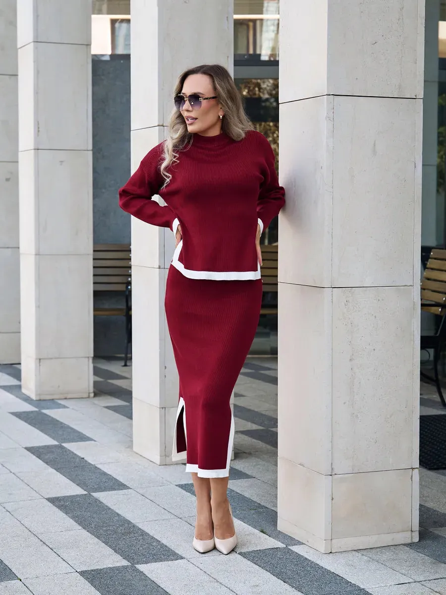 Kara Luxury Coordinated Set with Skirt