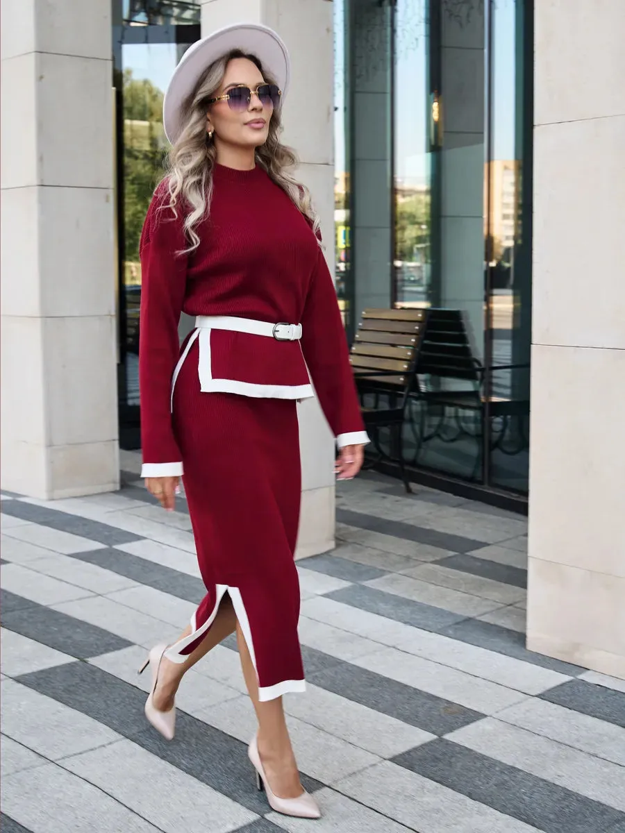 Kara Luxury Coordinated Set with Skirt