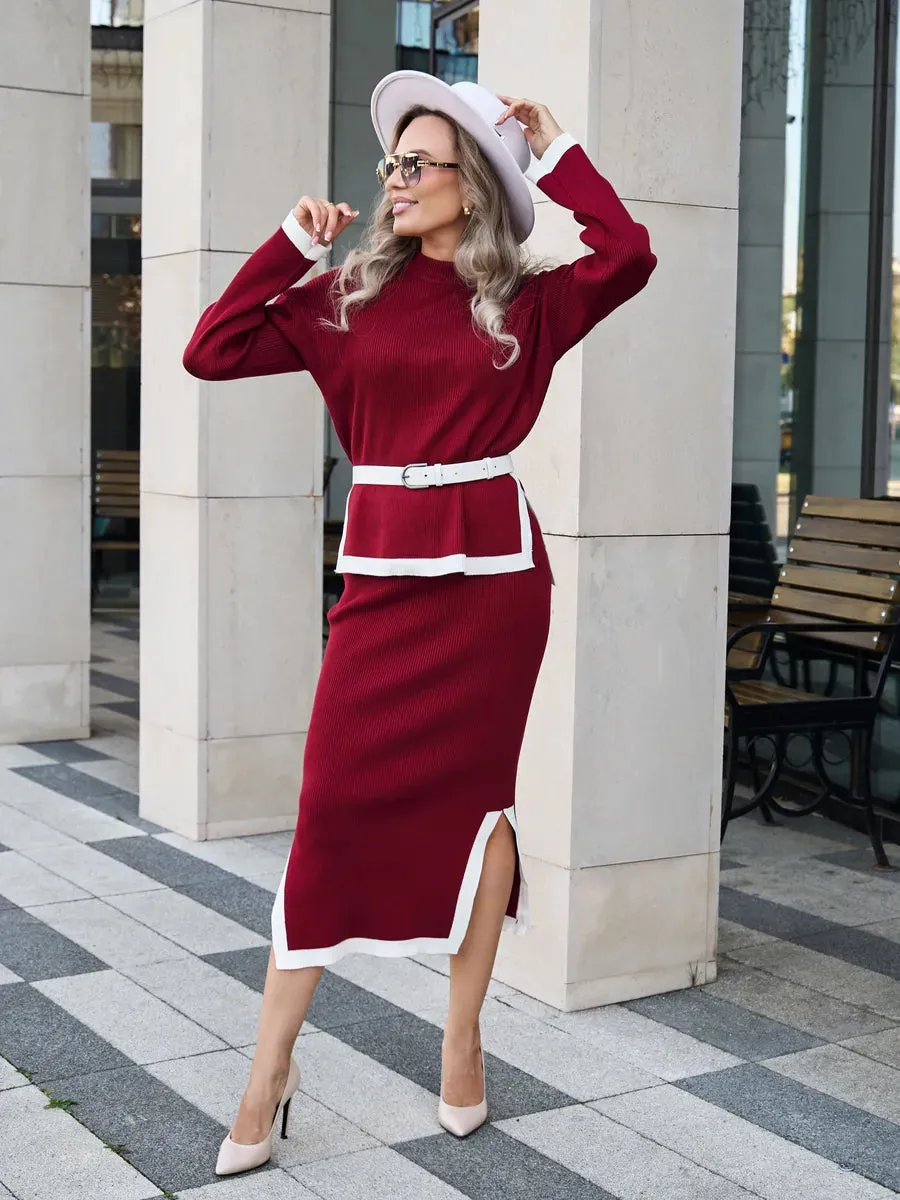 Kara Luxury Coordinated Set with Skirt