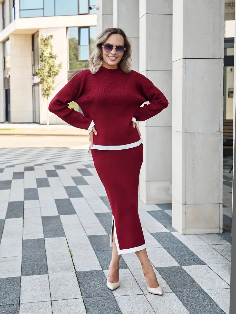 Kara Luxury Coordinated Set with Skirt