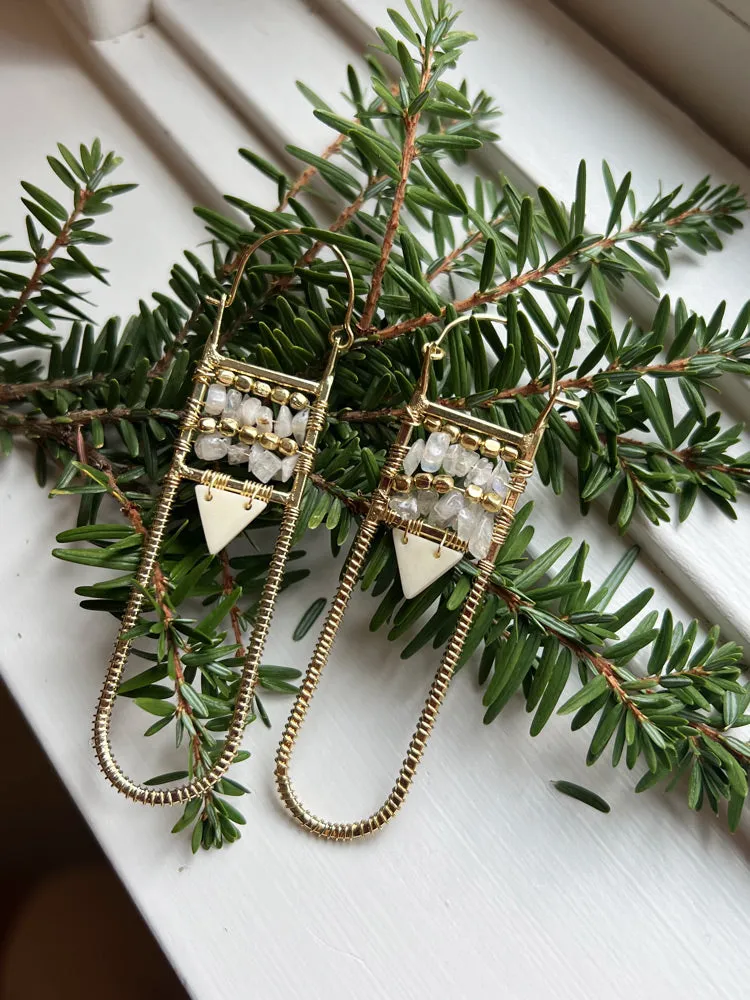 Maya Hook Earrings - Gold