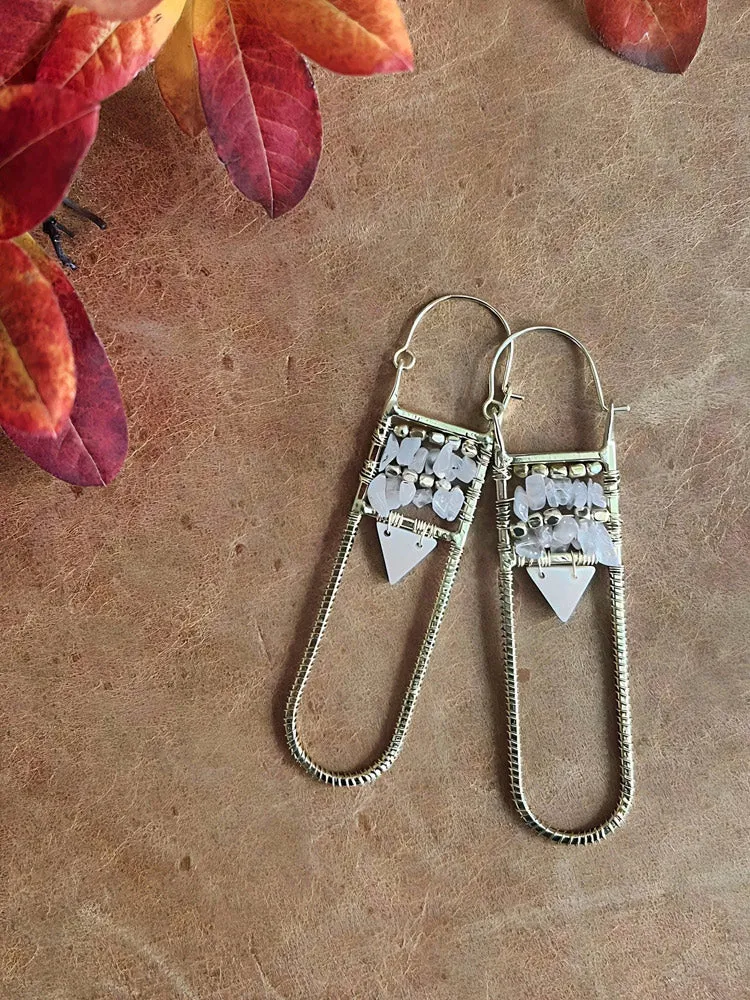 Maya Hook Earrings - Gold