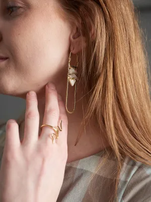 Maya Hook Earrings - Gold