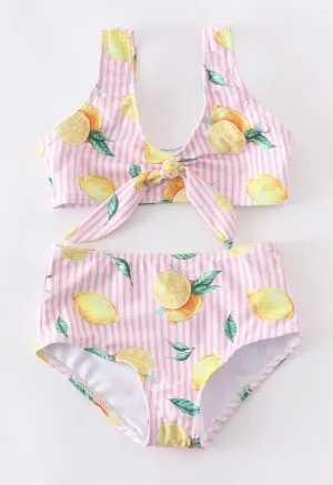 Pink Lemon Girl's 2 Piece Swim Suit