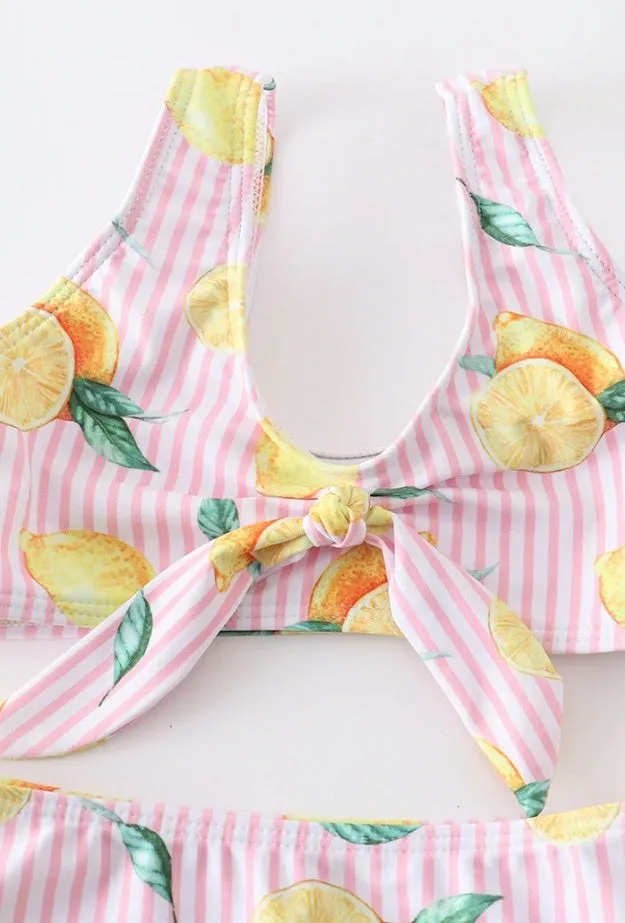 Pink Lemon Girl's 2 Piece Swim Suit