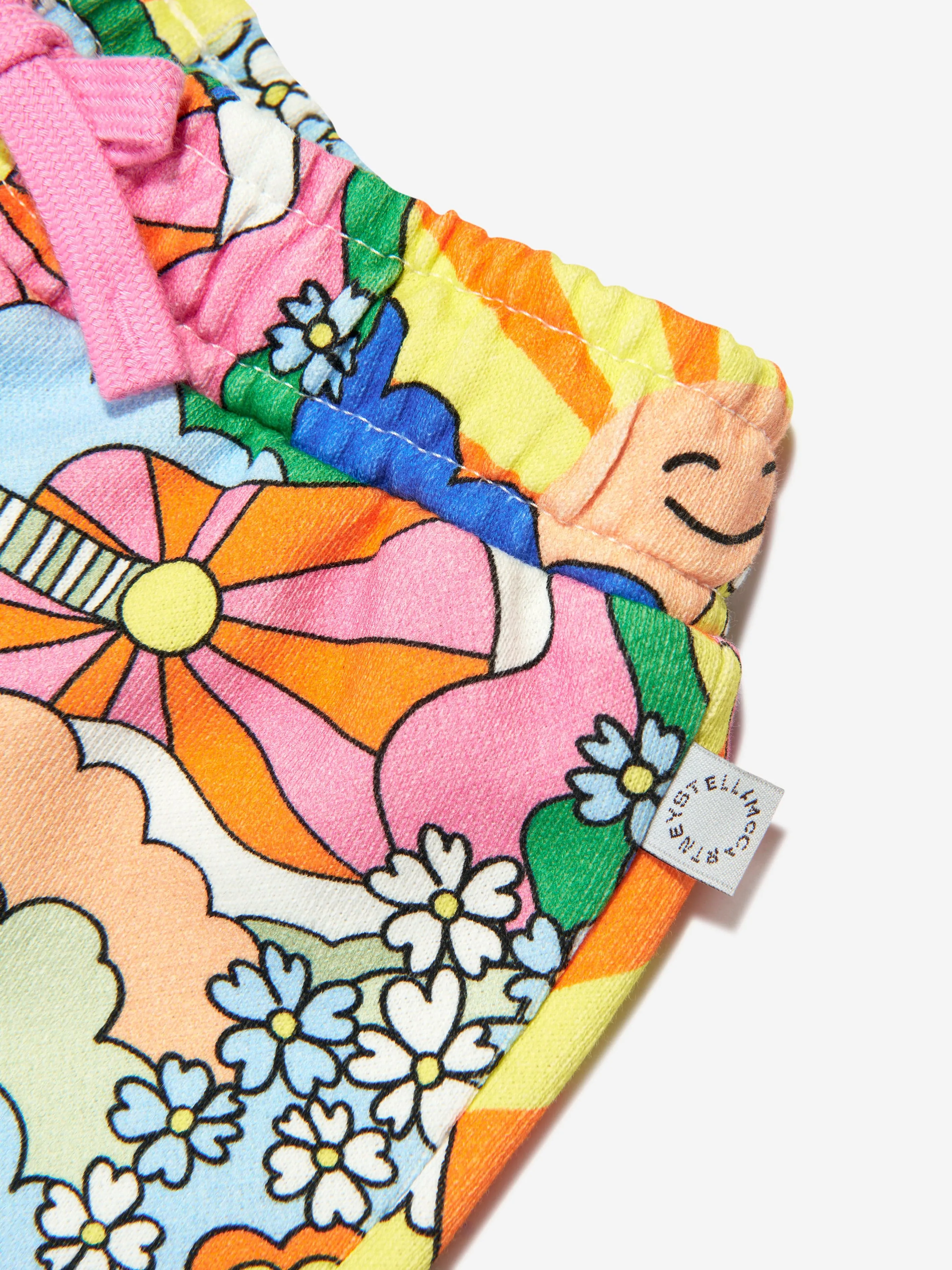 Stella McCartney Baby Girls Jersey Shorts in Multicolour