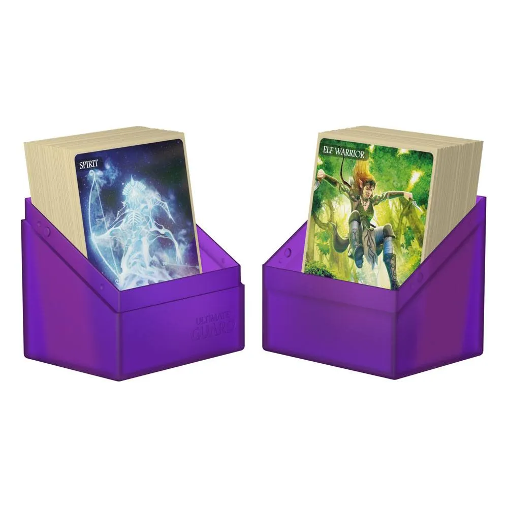 Ultimate Guard Boulder Deck Case 80  Standard Size Amethyst