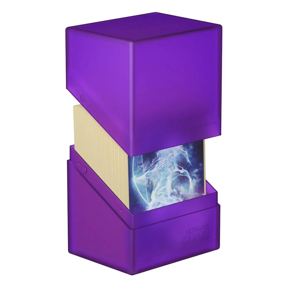 Ultimate Guard Boulder Deck Case 80  Standard Size Amethyst