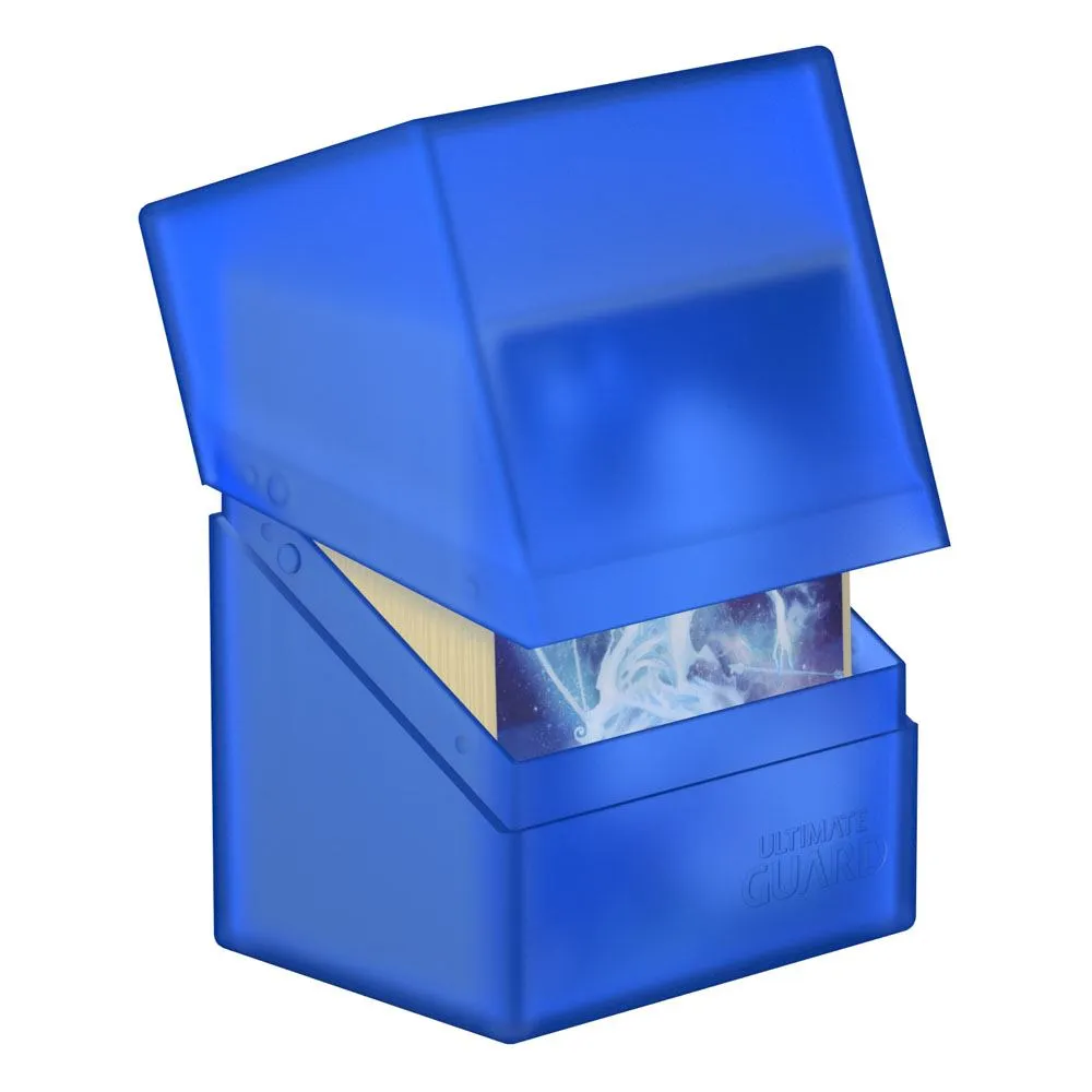 Ultimate Guard Boulder Deck Case 80  Standard Size Sapphire