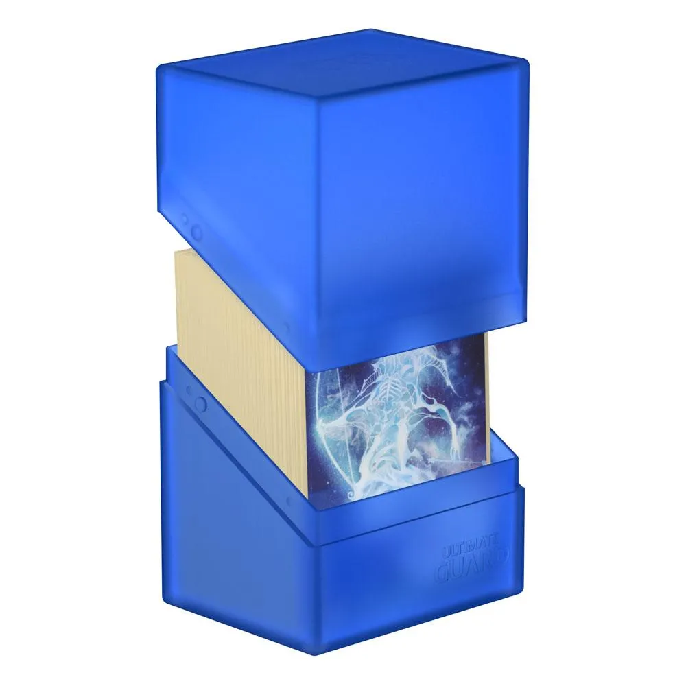 Ultimate Guard Boulder Deck Case 80  Standard Size Sapphire