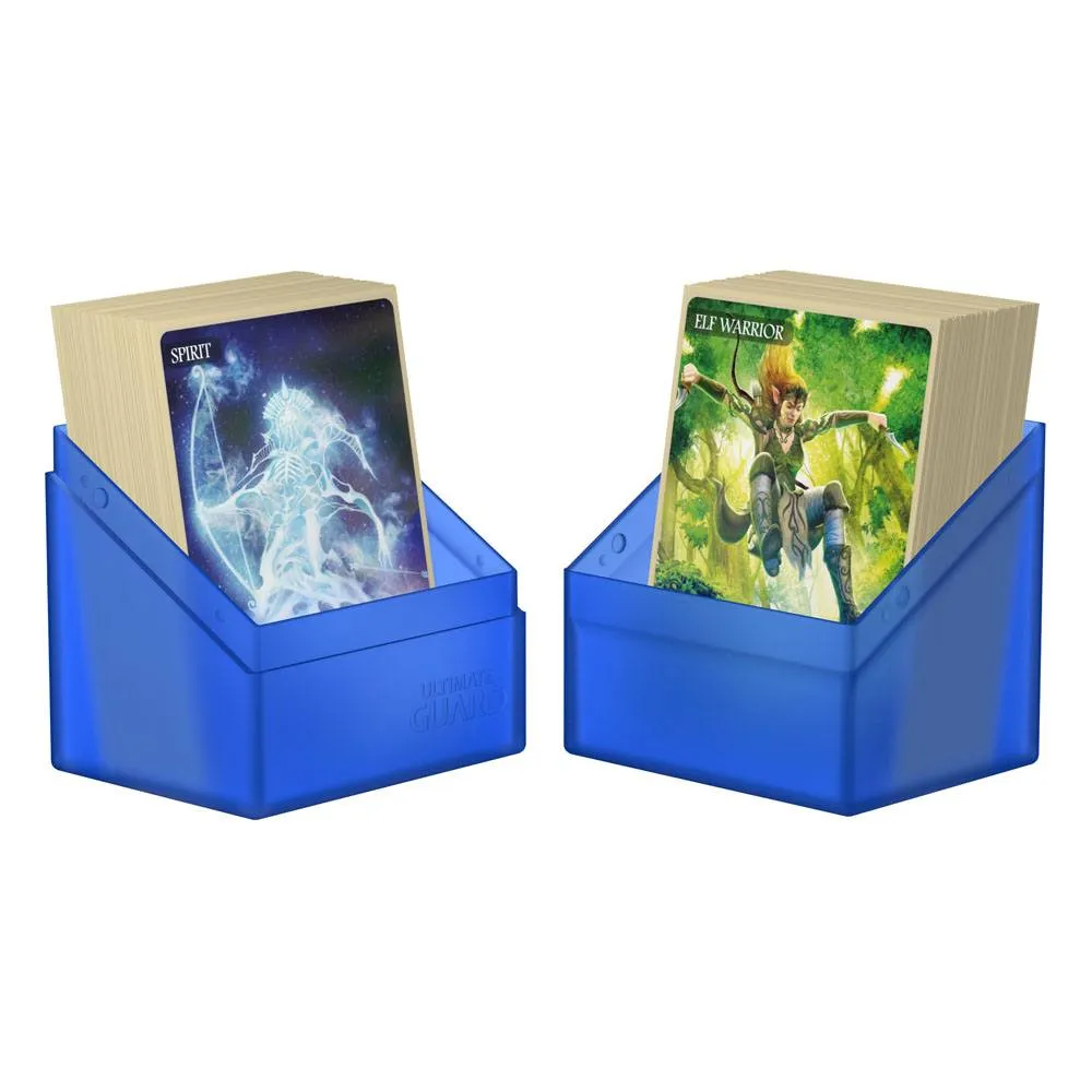 Ultimate Guard Boulder Deck Case 80  Standard Size Sapphire