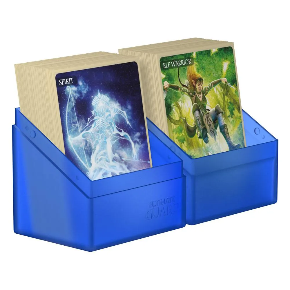 Ultimate Guard Boulder Deck Case 80  Standard Size Sapphire