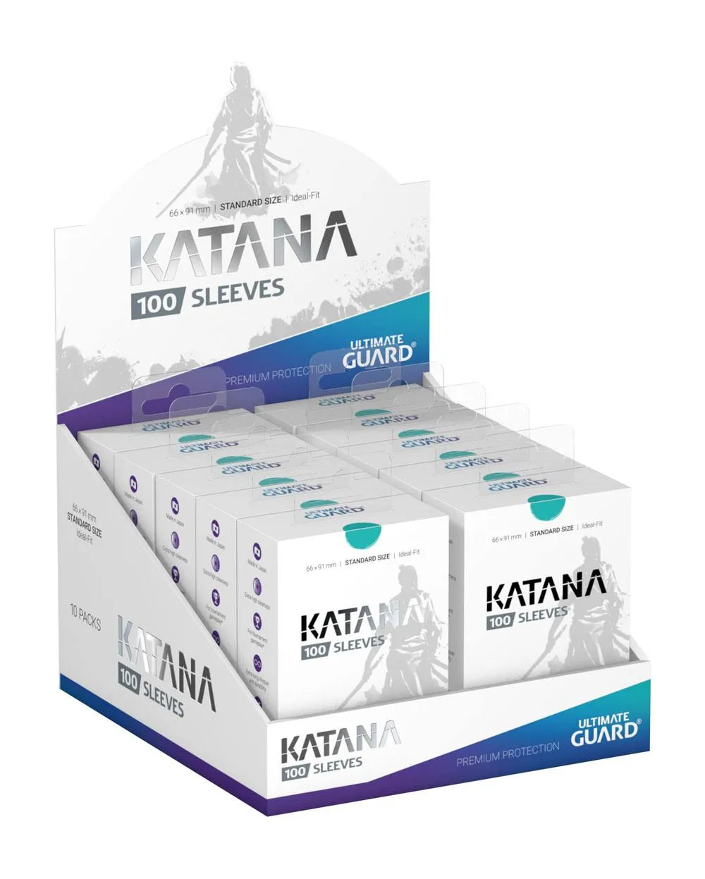 Ultimate Guard Katana Sleeves Standard Size Turquoise (100)