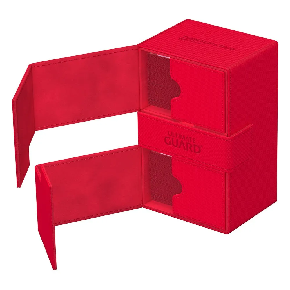 Ultimate Guard Twin Flip`n`Tray 160  XenoSkin Monocolor Red