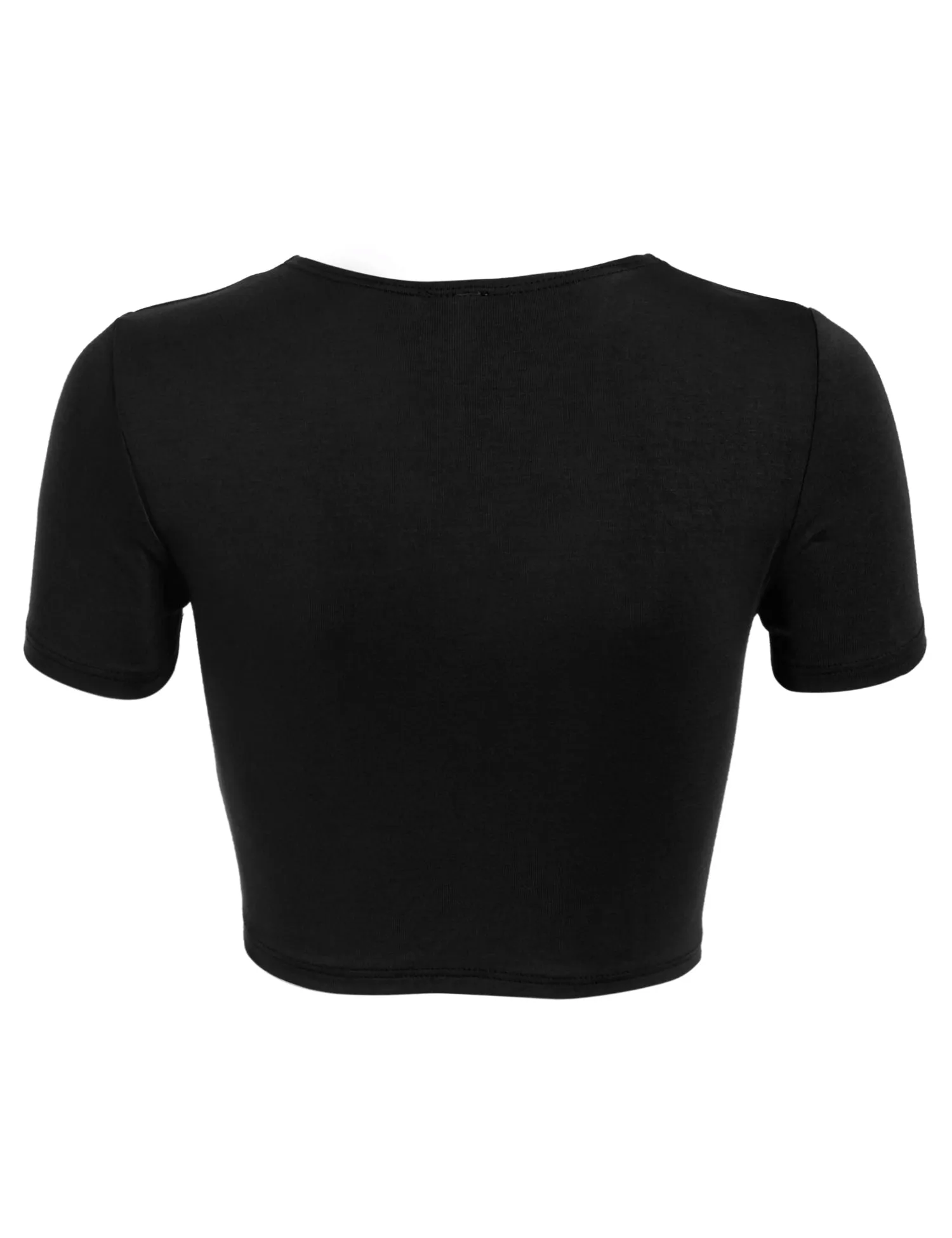 Womens Cut Out Fashion Crop Top