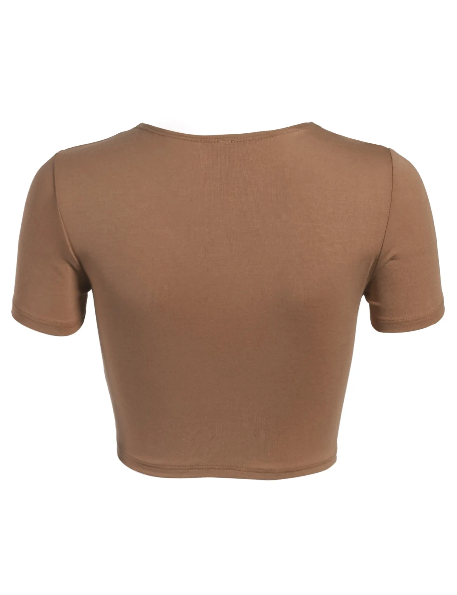 Womens Cut Out Fashion Crop Top