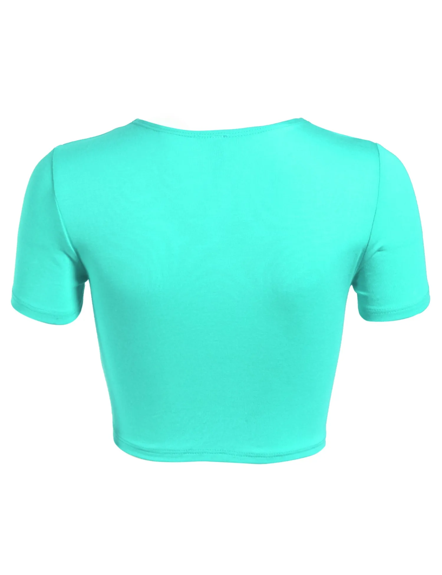 Womens Cut Out Fashion Crop Top