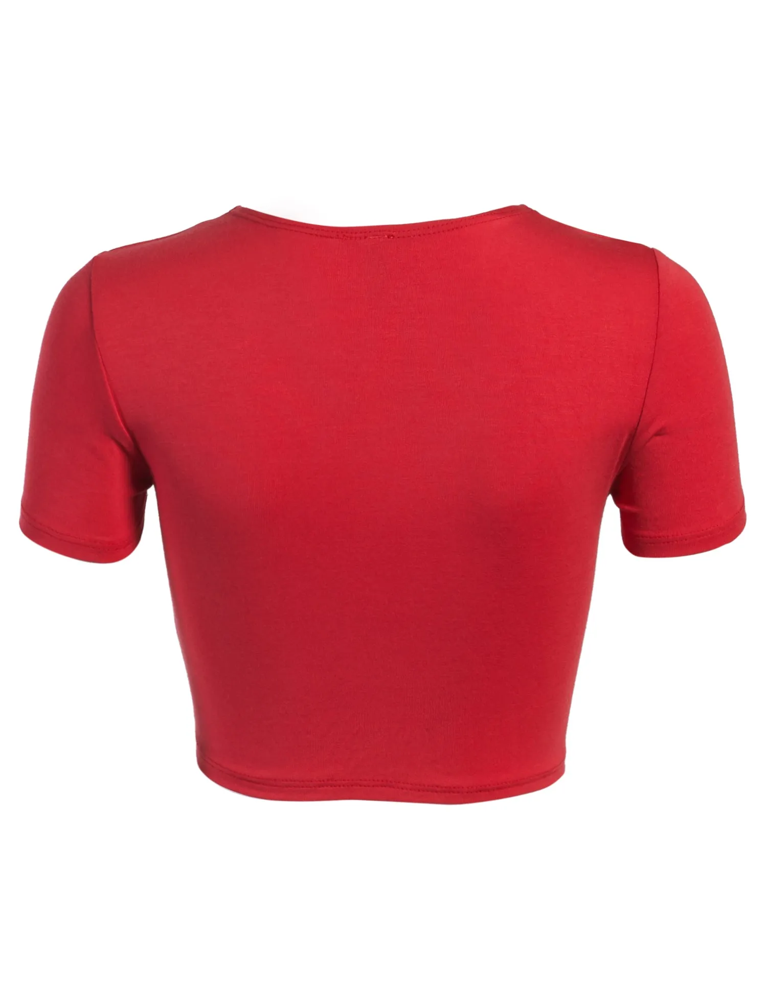 Womens Cut Out Fashion Crop Top