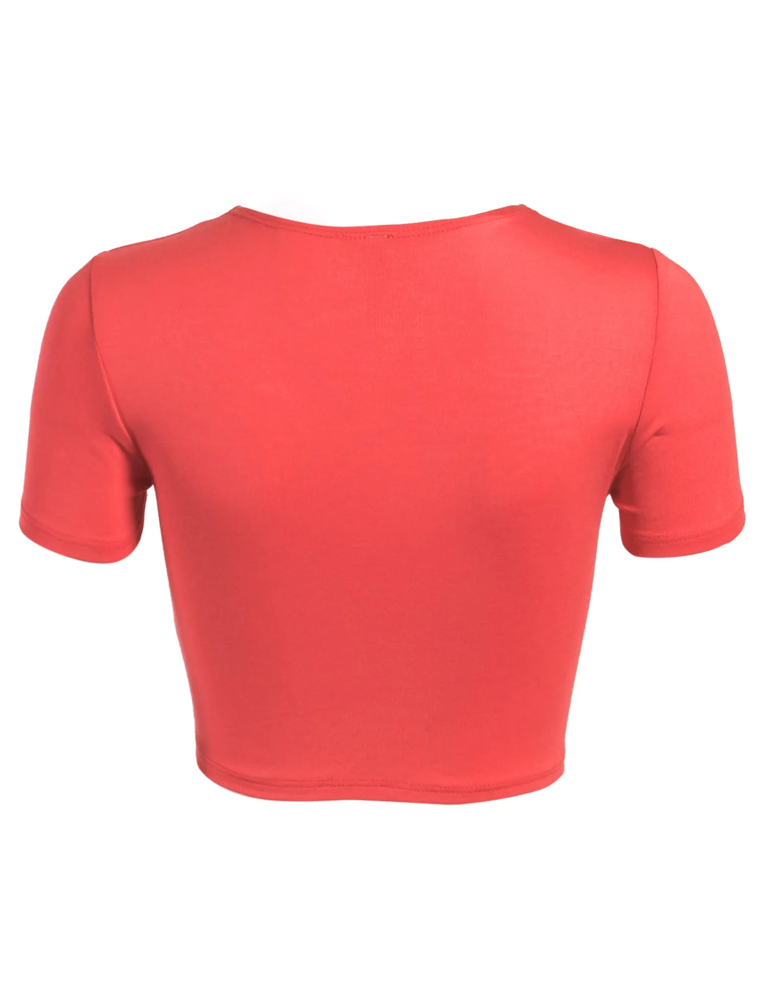 Womens Cut Out Fashion Crop Top