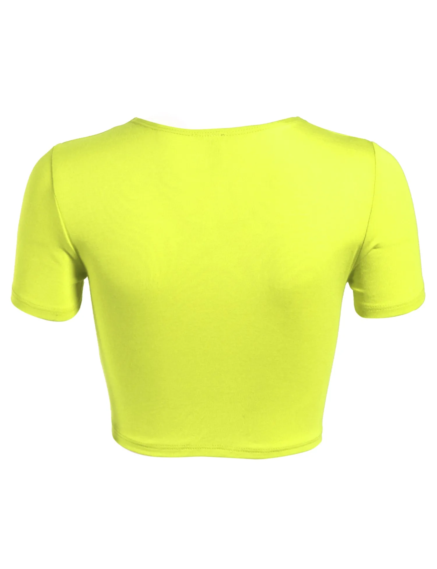 Womens Cut Out Fashion Crop Top